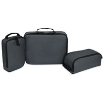 Gemline Durango Grey Renew rPET 3 Piece Packing Cube Set