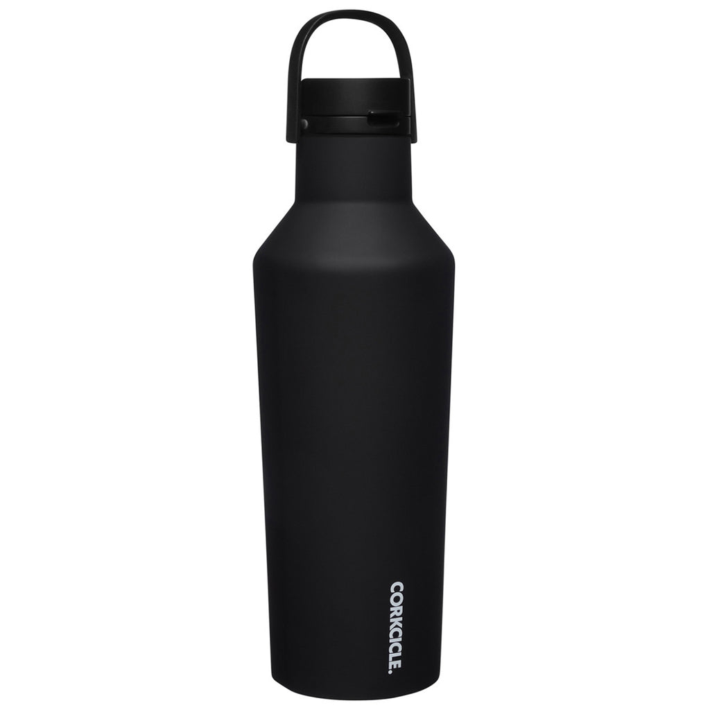 Corkcicle Matte Black Sport Canteen Soft Touch - 32 Oz.