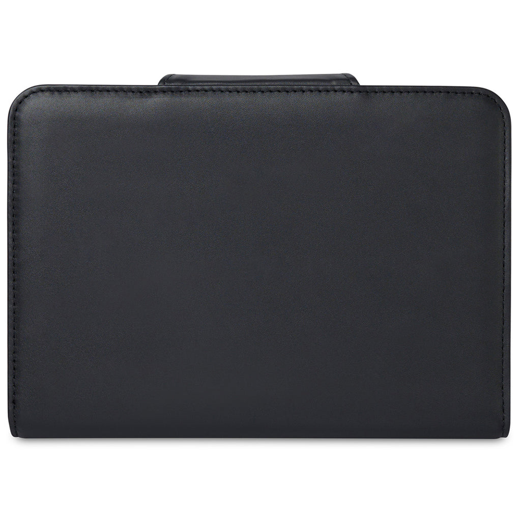 Travis & Wells Black Envoy Junior Magnet Close Padfolio