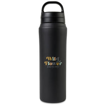 48-Hour Aviana Black Rowan Recycled Water Bottle - 16 Oz.