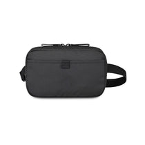 Gemline Black Repeat Recycled Poly Waist Pack