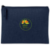 Gemline Indigo Denim AWARE Recycled Cotton Zippered Pouch
