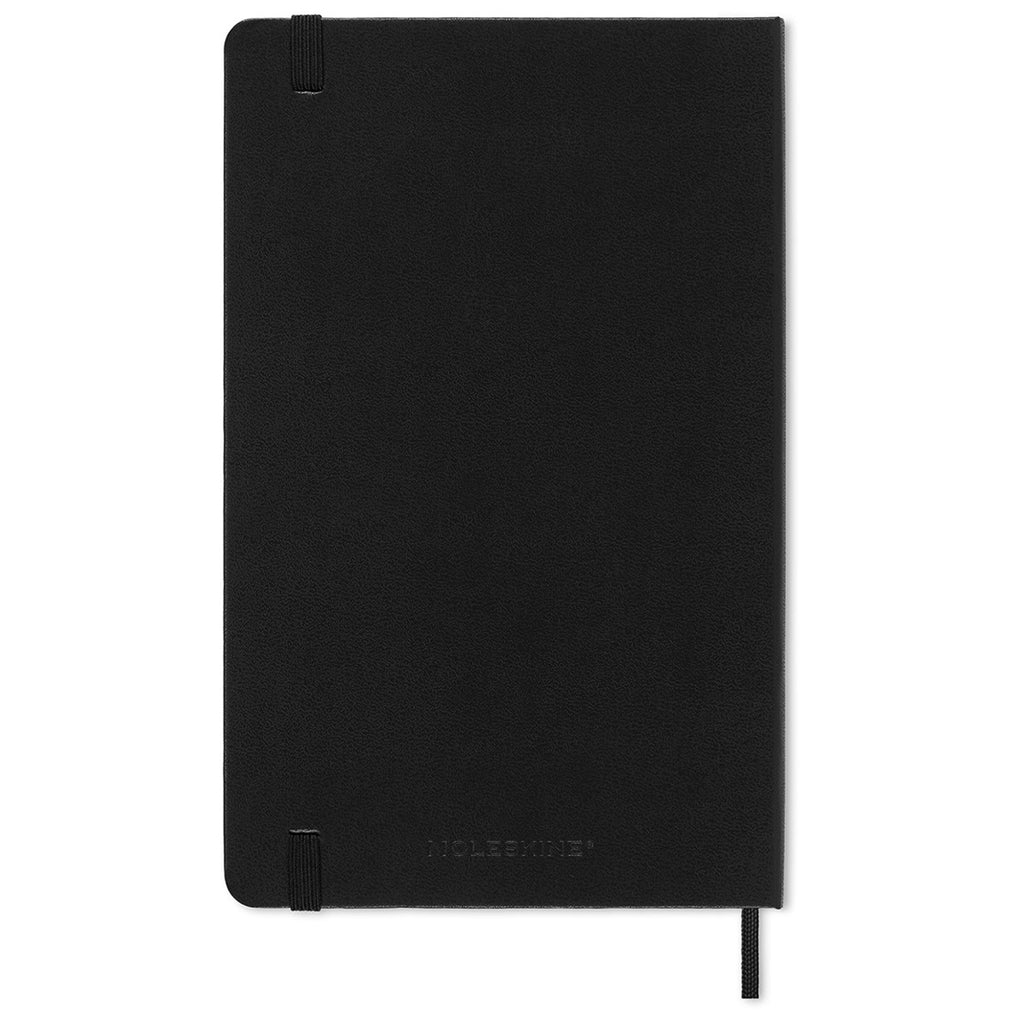 Moleskine Black Hard Cover Large 12- Month Daily 2025 Planner