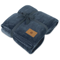 Gemline Vintage Indigo Mink Ever Soft Throw Blanket