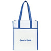 Gemline Royal Blue Harlow Laminated Recycled Shopper