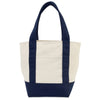 Gemline True Navy Mini Canvas Tote