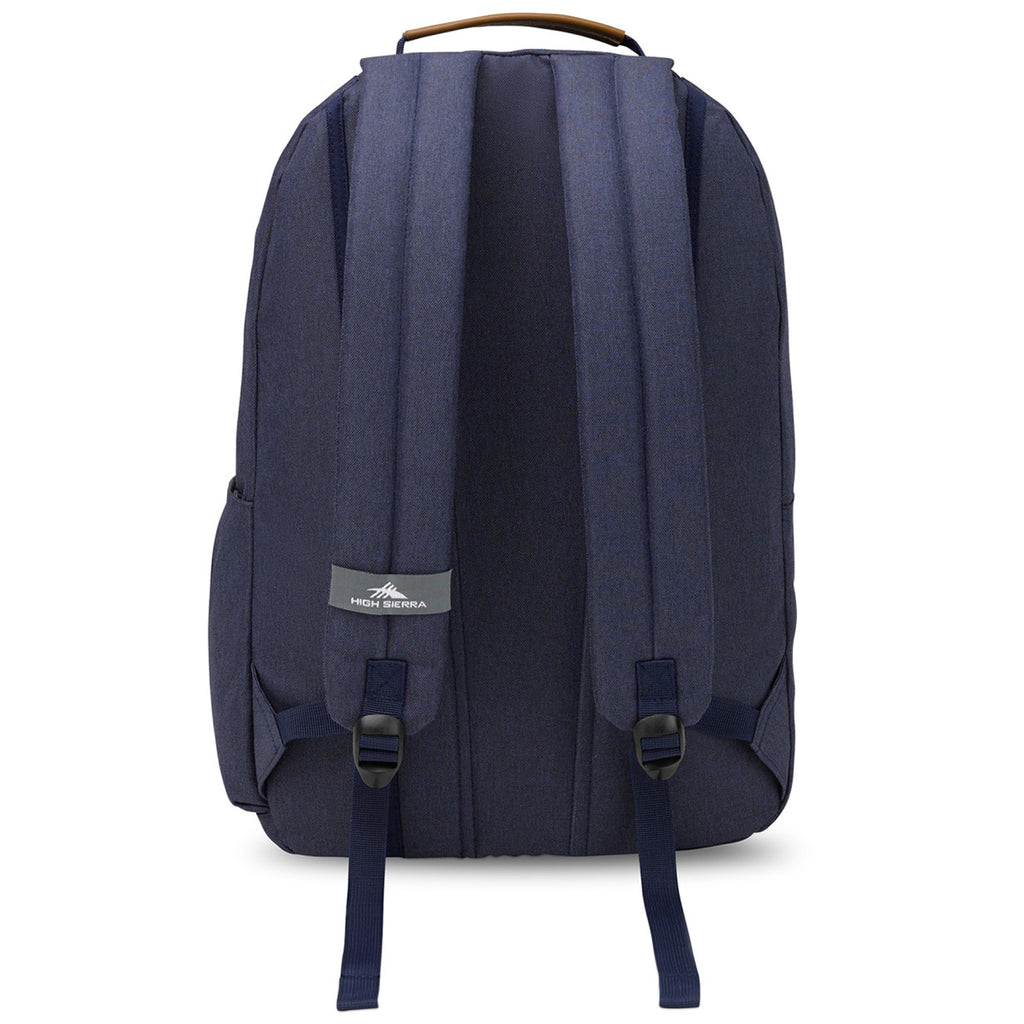 High Sierra Navy Heather Haidan Laptop Backpack