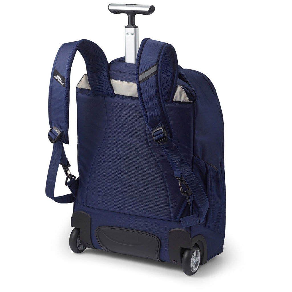 High Sierra True Navy Freewheel Pro Wheeled Backpack