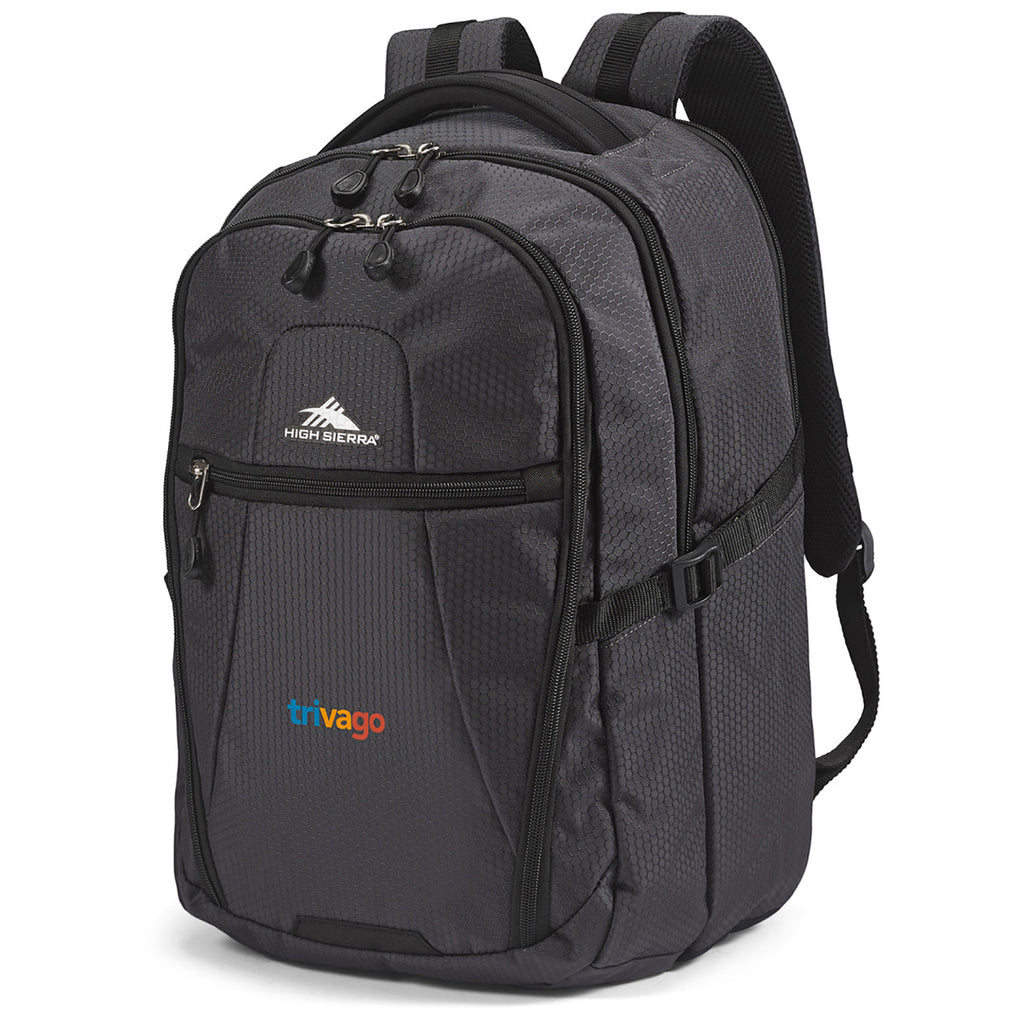 High Sierra Mercury/Black Fairlead Laptop Backpack