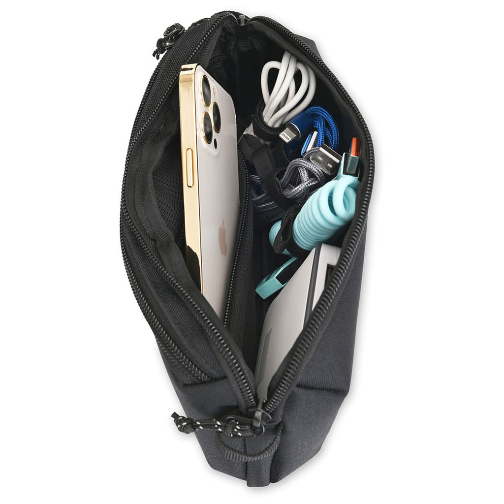 Gemline Black Newton Electronics Cord Management Pouch