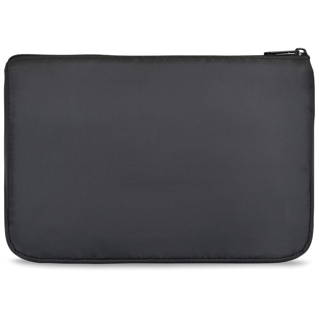 Gemline Black Arlo rPET Zippered Pouch
