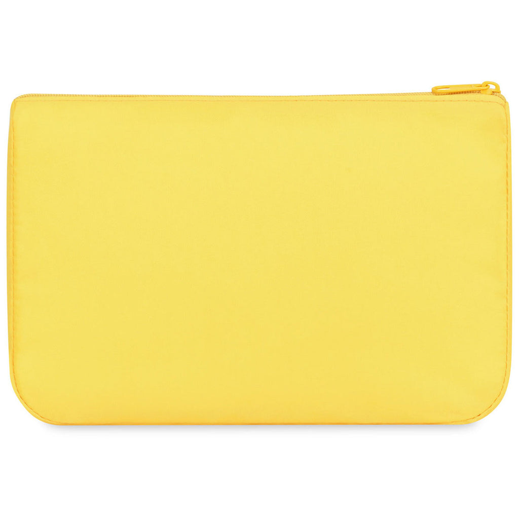 Gemline Yellow Arlo rPET Zippered Pouch
