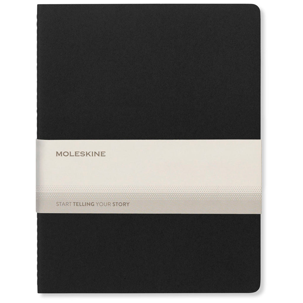 Moleskine Black Cahier Ruled XX-Large Journal