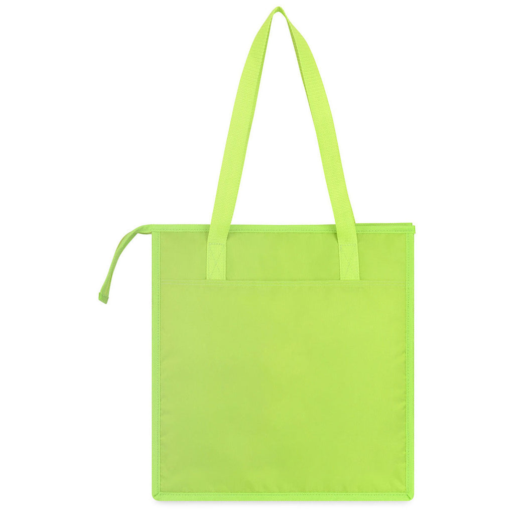 Gemline Lime Green Arlo rPET Insulated Grocery Shopper