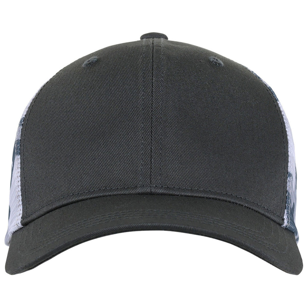 Ahead Charcoal/Camo Print Urban Trucker