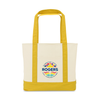Gemline Yellow Large Canvas Tote