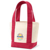 Gemline Red Petite Canvas Tote