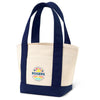Gemline True Navy Petite Canvas Tote