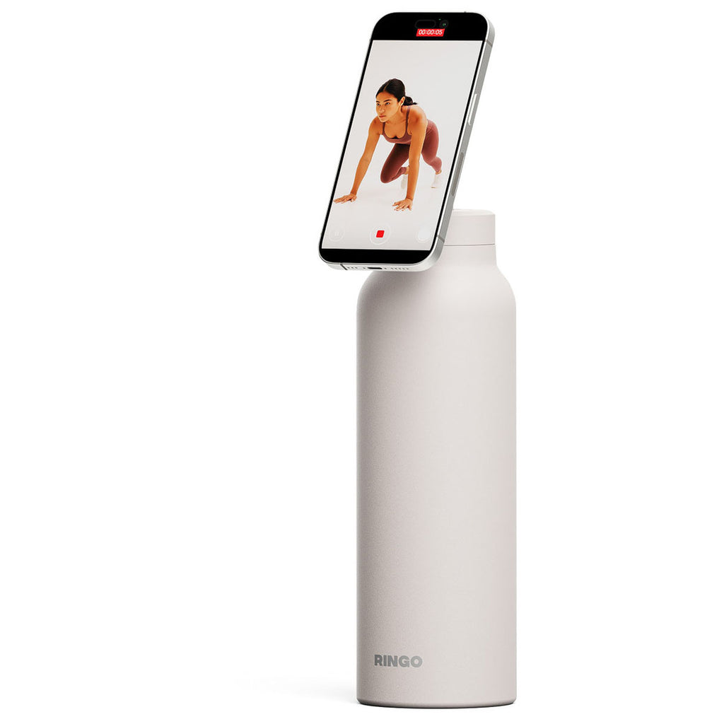 RINGO Ivory Pro Water Bottle with Magnetic Booster Ring - 32 Oz.