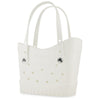 Crocs White-Black Classic Small Tote