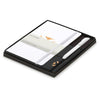 Moleskine White/Black Large Notebook, GO Pen, and Mini Notebook Charm Gift Set