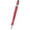 Hit Metallic Red Spin Top Pen With Stylus