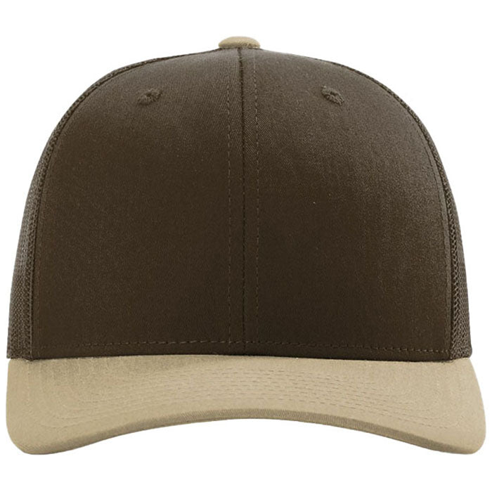 Richardson Brown/Brown/Khaki Trucker Cap