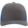 Richardson Charcoal/Royal Trucker Cap