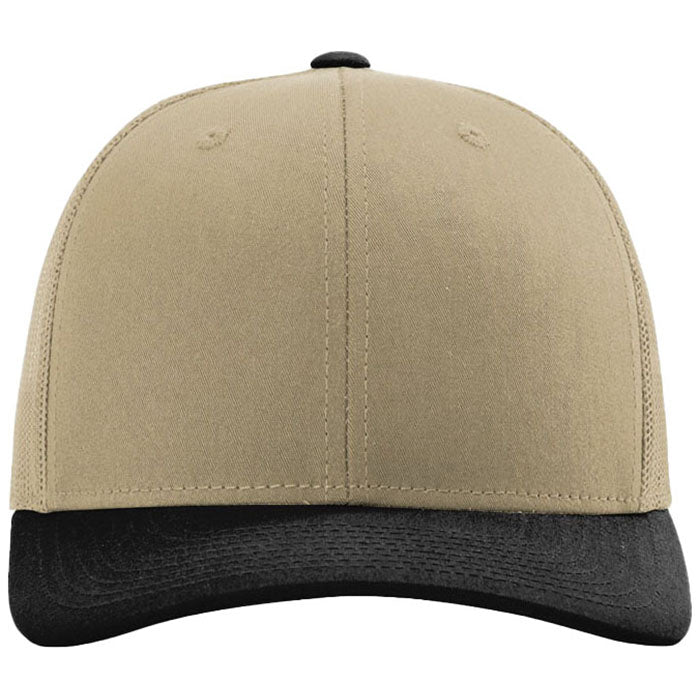 Richardson Khaki/Khaki/Black Trucker Cap