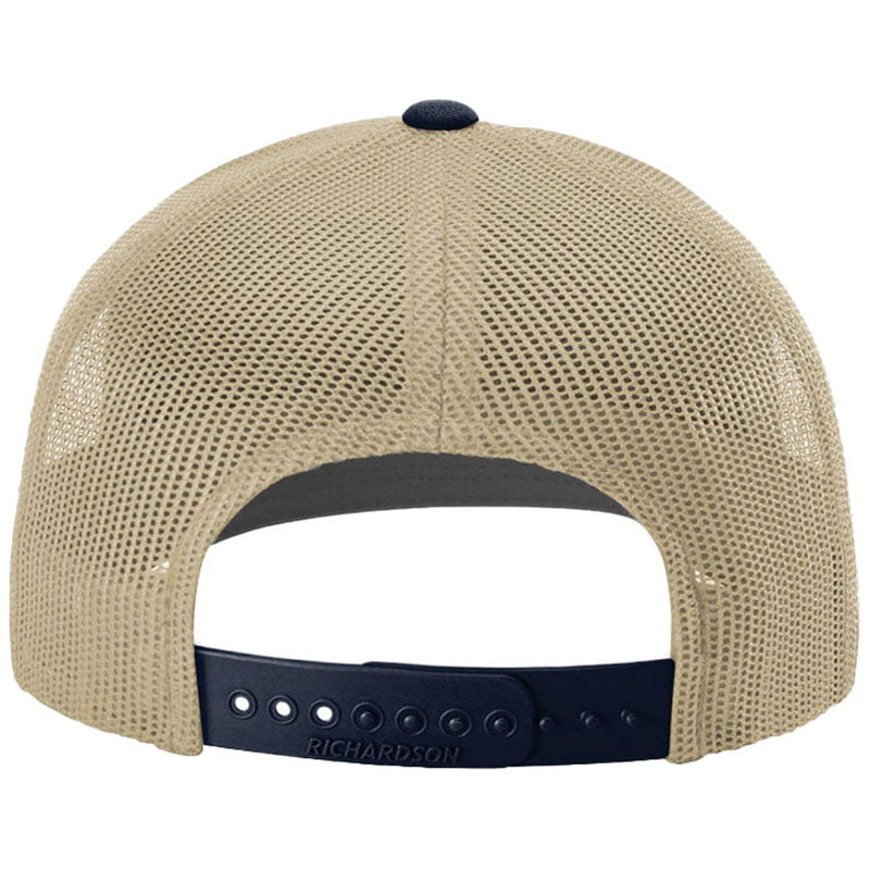 Richardson Khaki/Khaki/Navy Trucker Cap