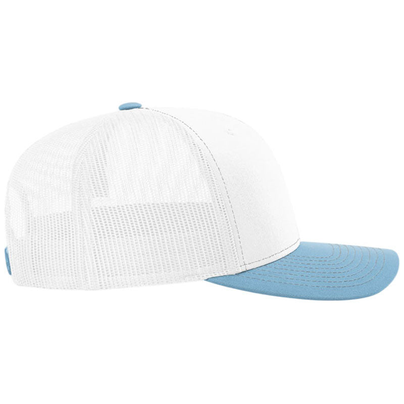 Richardson White/White/Columbia Blue Trucker Cap