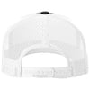 Richardson Black/White Five-Panel Trucker