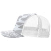 Richardson Blizzard Duck Camo/White Printed Five-Panel Trucker