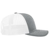 Richardson Heather Grey/White 112+ R-Flex Adjustable Trucker