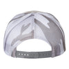 Richardson Silver/Grey Camo Printed Mesh Trucker Hat
