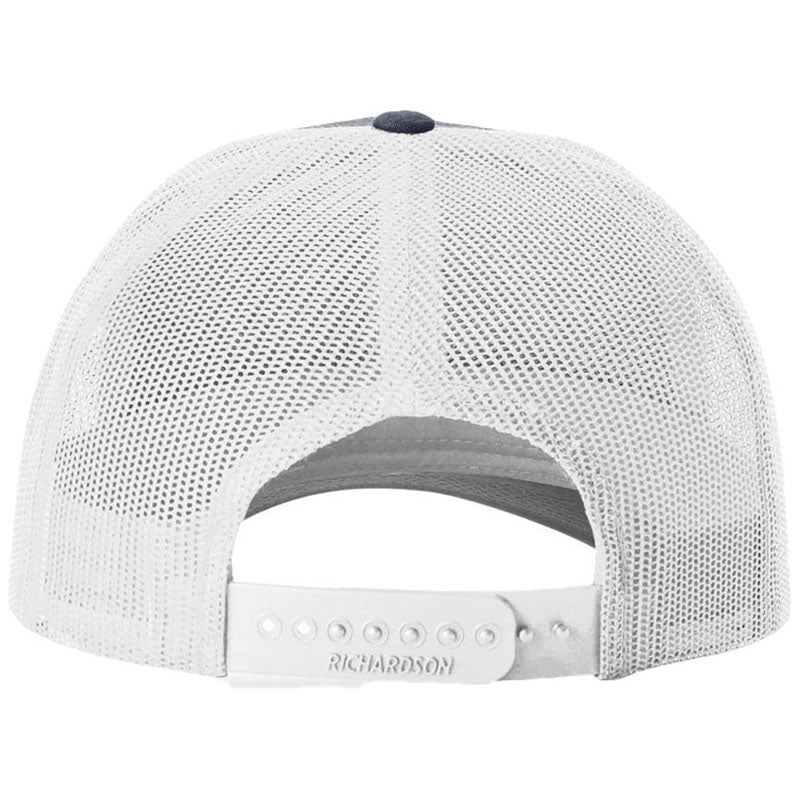 Richardson Navy Heather/Light Grey Low Pro Trucker