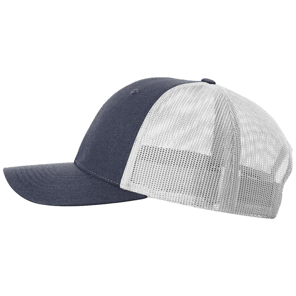 Richardson Navy Heather/Light Grey Low Pro Trucker