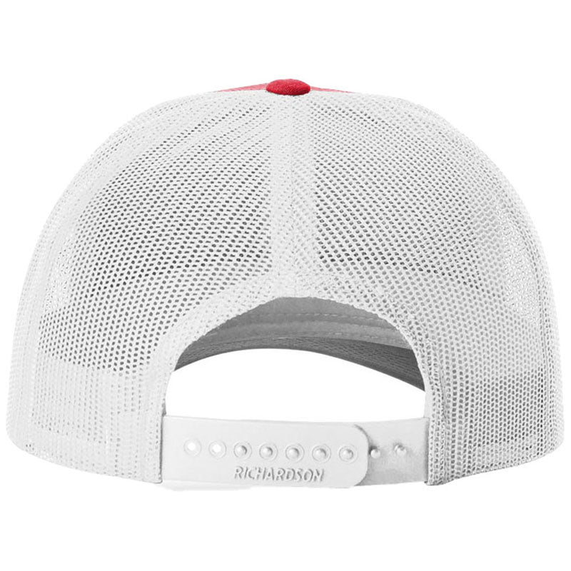 Richardson Red Heather/Light Grey Low Pro Trucker