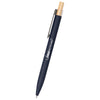 Hit Navy Recycled Aluminum Pen With Bamboo Plunger