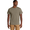 American Apparel Unisex Faded Brown Heavyweight Cotton Garment-Dyed Tee