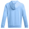 Under Armour Men's Horizon Blue/White Rival Fleece Full Zip Hoodie