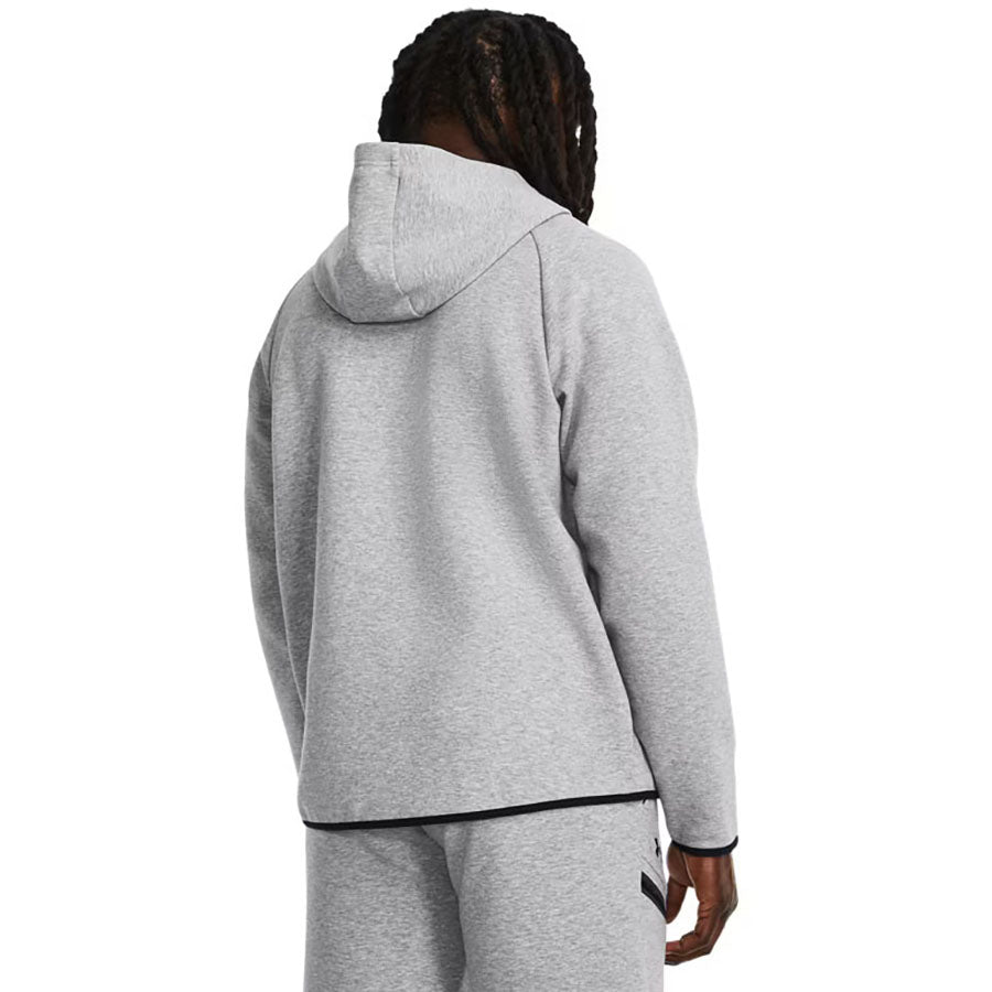 Under Armour Men's Mod Grey/Black Unstoppable Fleece Hoodie