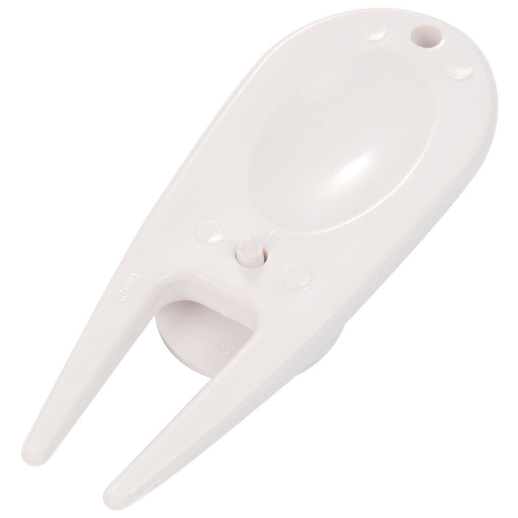 Leed's White Divot Tool with Ball Marker