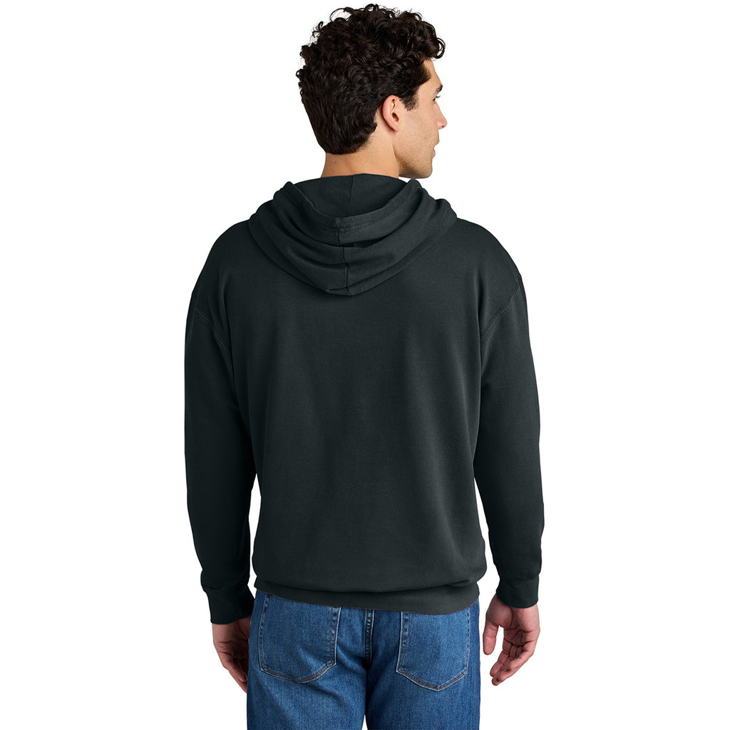 Comfort Colors Unisex Black Lightweight Hooded Sweatshirt