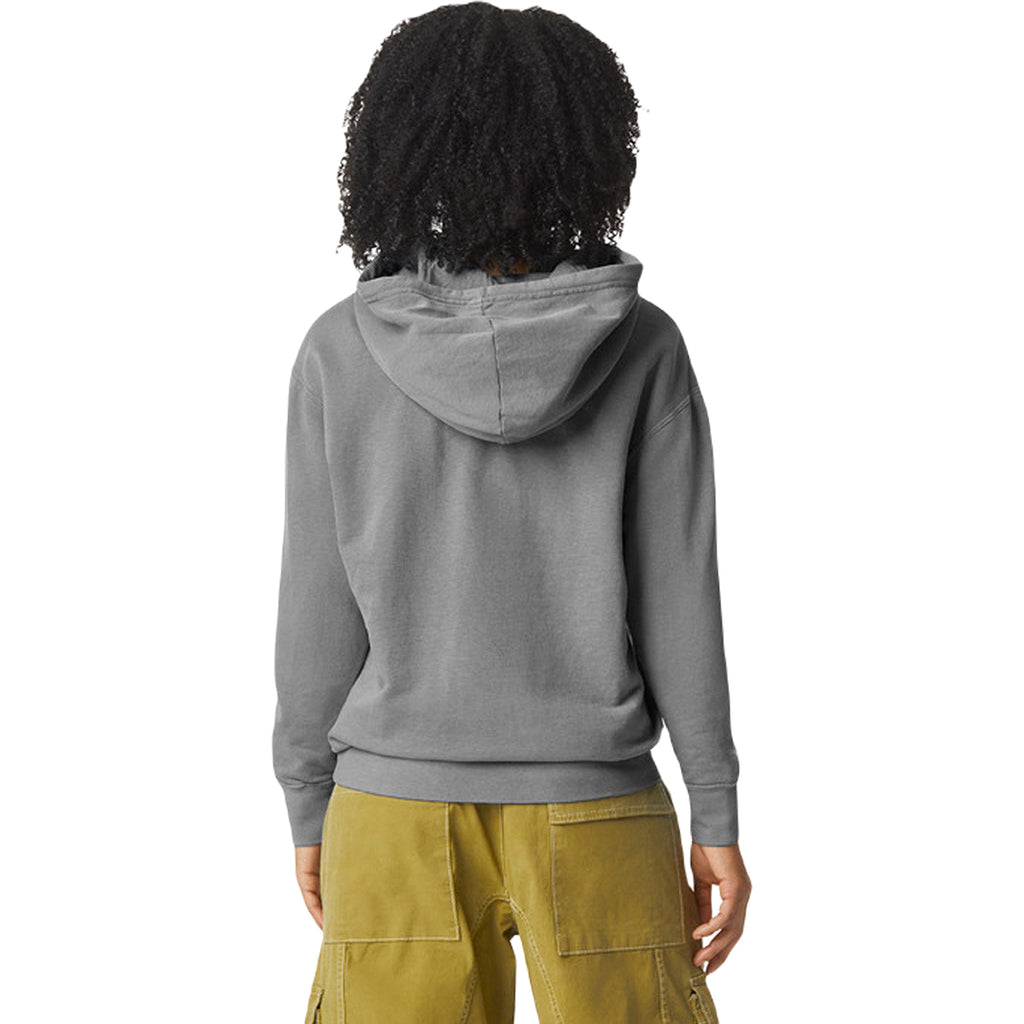Comfort Colors Unisex Grey Lightweight Cotton Hooded Sweatshirt