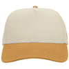 Branded Bills Beige with Wheat Bare Curved Two-Tone Canvas Cap