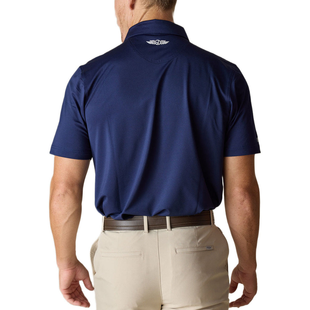 Straight Down Men's New Indigo Sullivan Polo