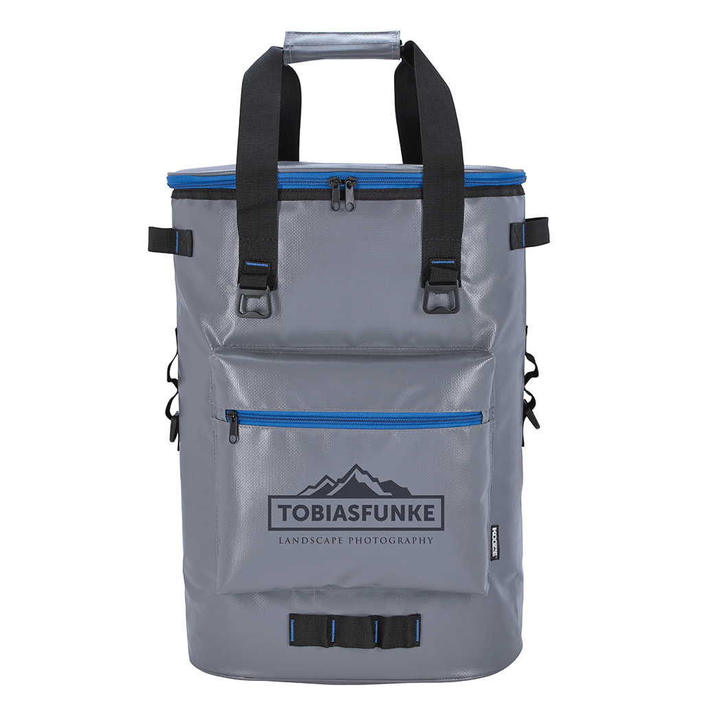 Koozie Cool Gray Olympus 36-Can Cooler Backpack