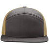 Richardson Charcoal/Old Gold 7-Panel Trucker