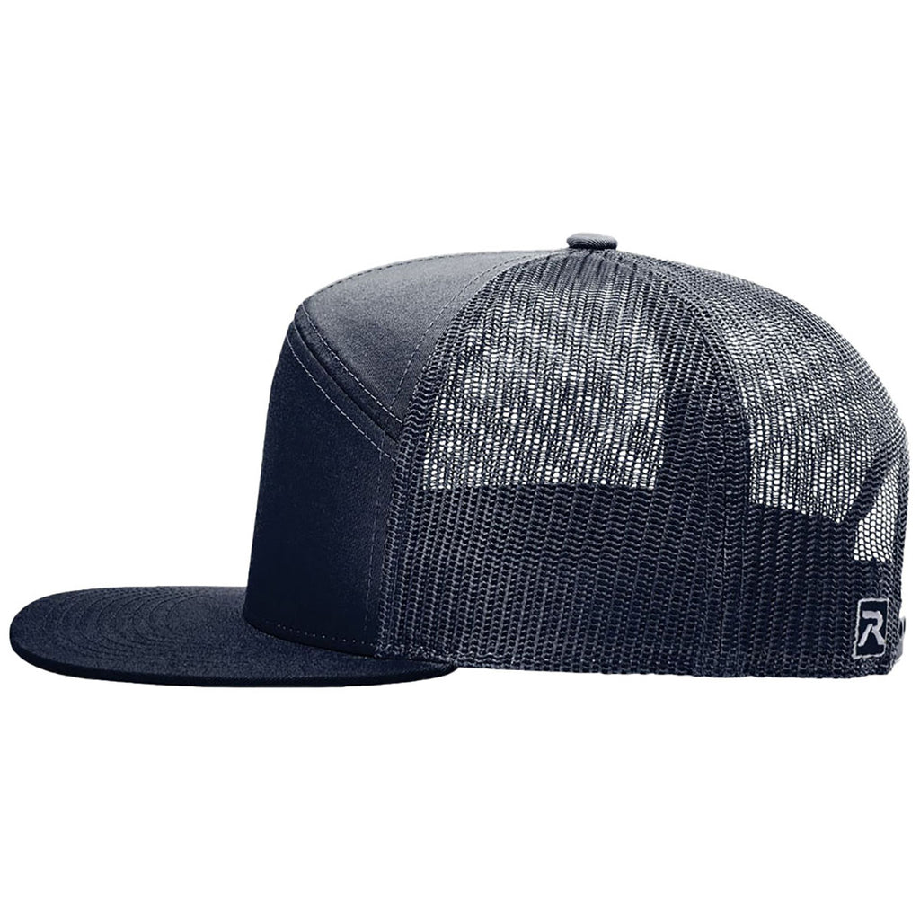 Richardson Navy 7-Panel Trucker